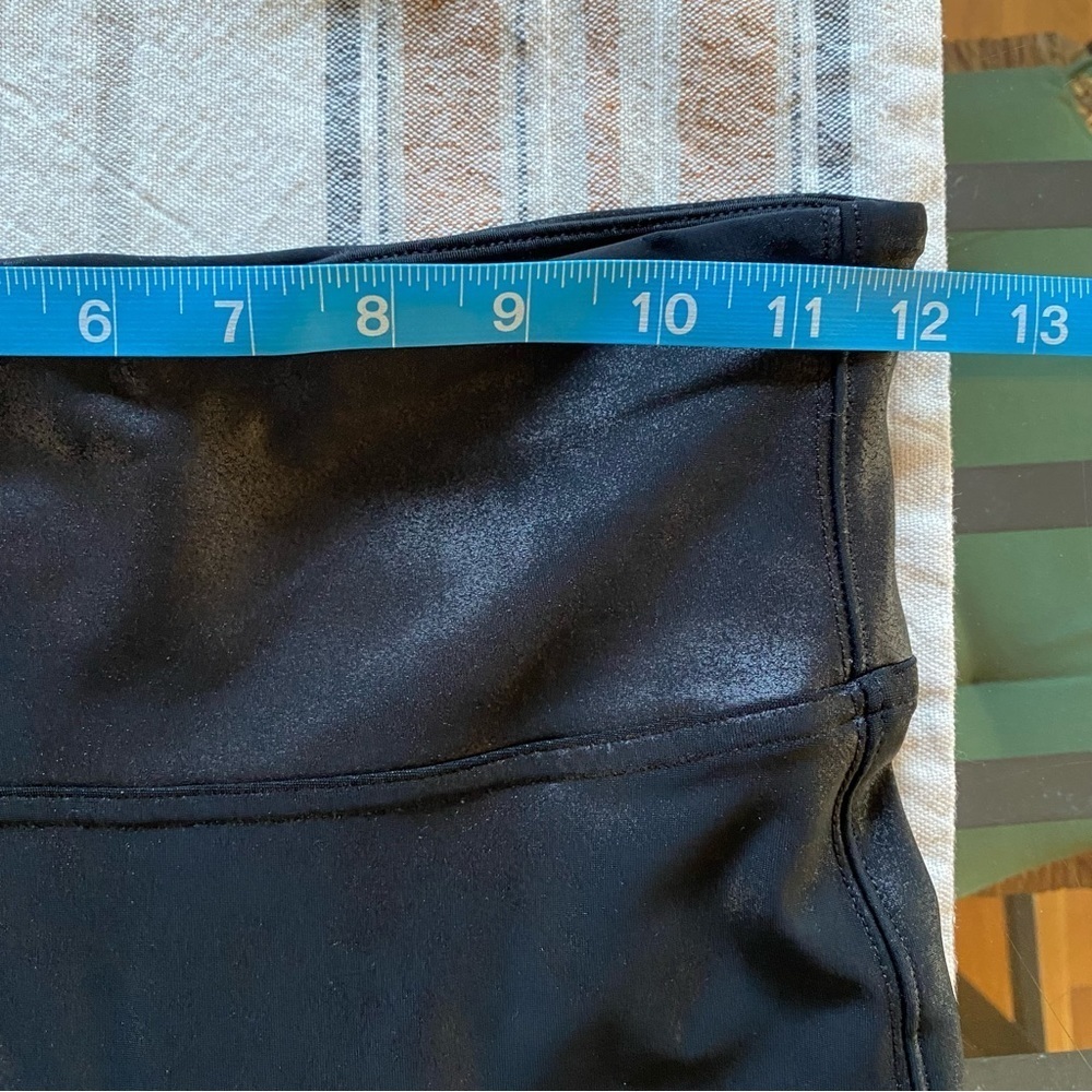SPANX Black Faux Leather Leggings Pants - Picture 13 of 16